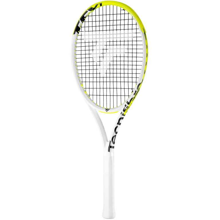 Tecnifibre Tennisschläger TF-X1 285 V2 100in/285g/Turnier 2024 weiss/gelb - besaitet -